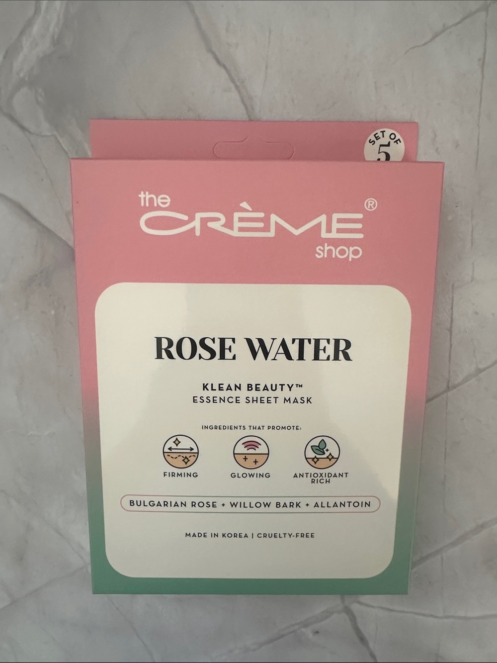 The Crème Shop Rose Water Essence Sheet Mask